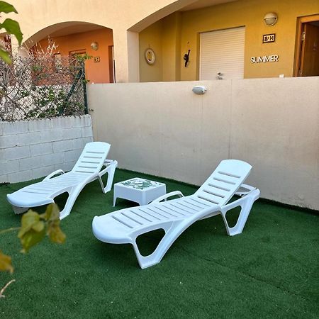 Apartamento Bajo Con Jardin A Pie De Playa Y Piscina Comunitaria Con Jacuzzi Playas de Vera Exterior foto