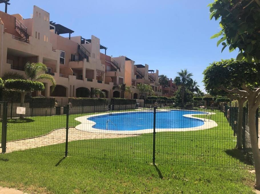 Apartamento Bajo Con Jardin A Pie De Playa Y Piscina Comunitaria Con Jacuzzi Playas de Vera Exterior foto