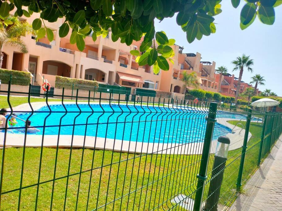 Apartamento Bajo Con Jardin A Pie De Playa Y Piscina Comunitaria Con Jacuzzi Playas de Vera Exterior foto
