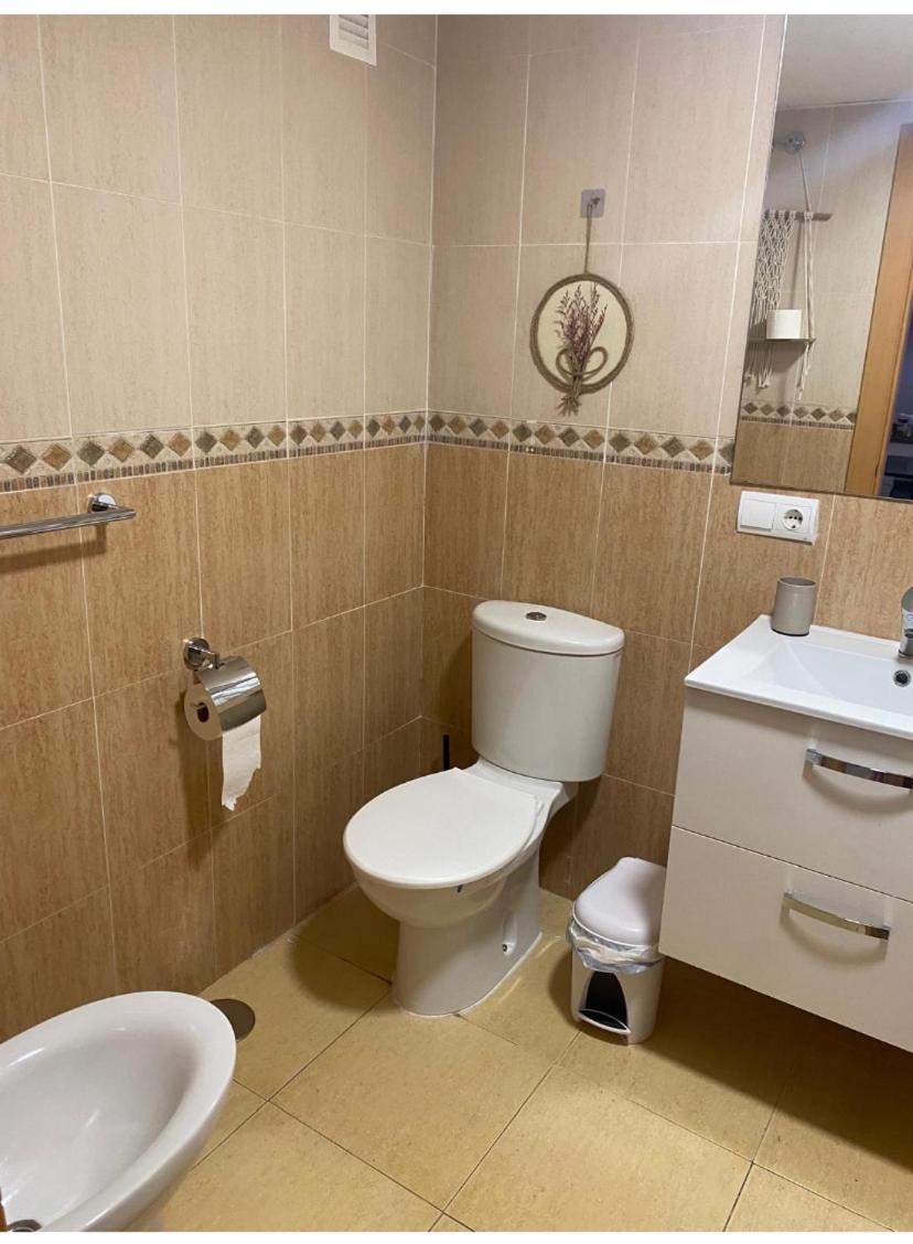 Apartamento Bajo Con Jardin A Pie De Playa Y Piscina Comunitaria Con Jacuzzi Playas de Vera Exterior foto