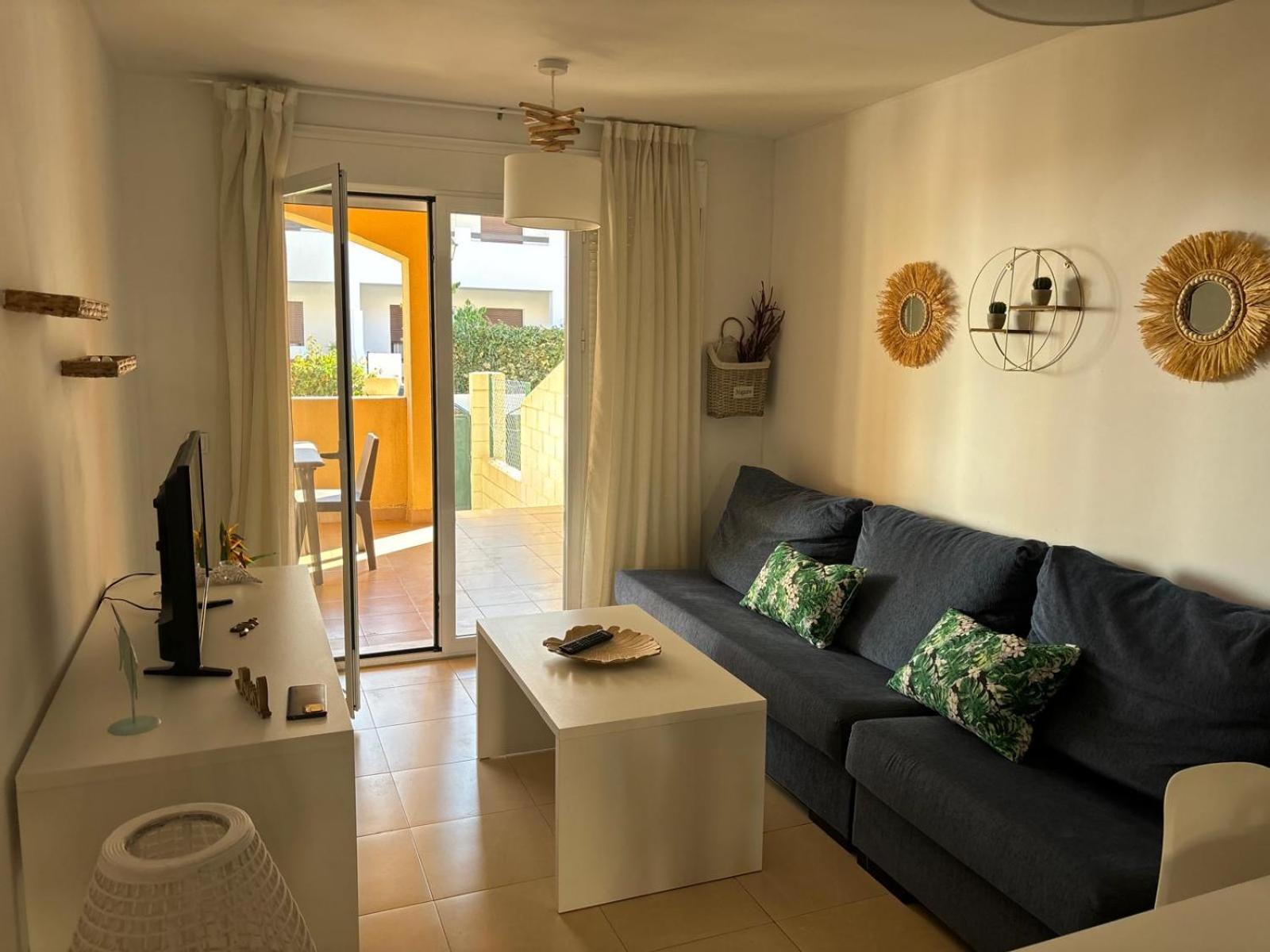 Apartamento Bajo Con Jardin A Pie De Playa Y Piscina Comunitaria Con Jacuzzi Playas de Vera Exterior foto