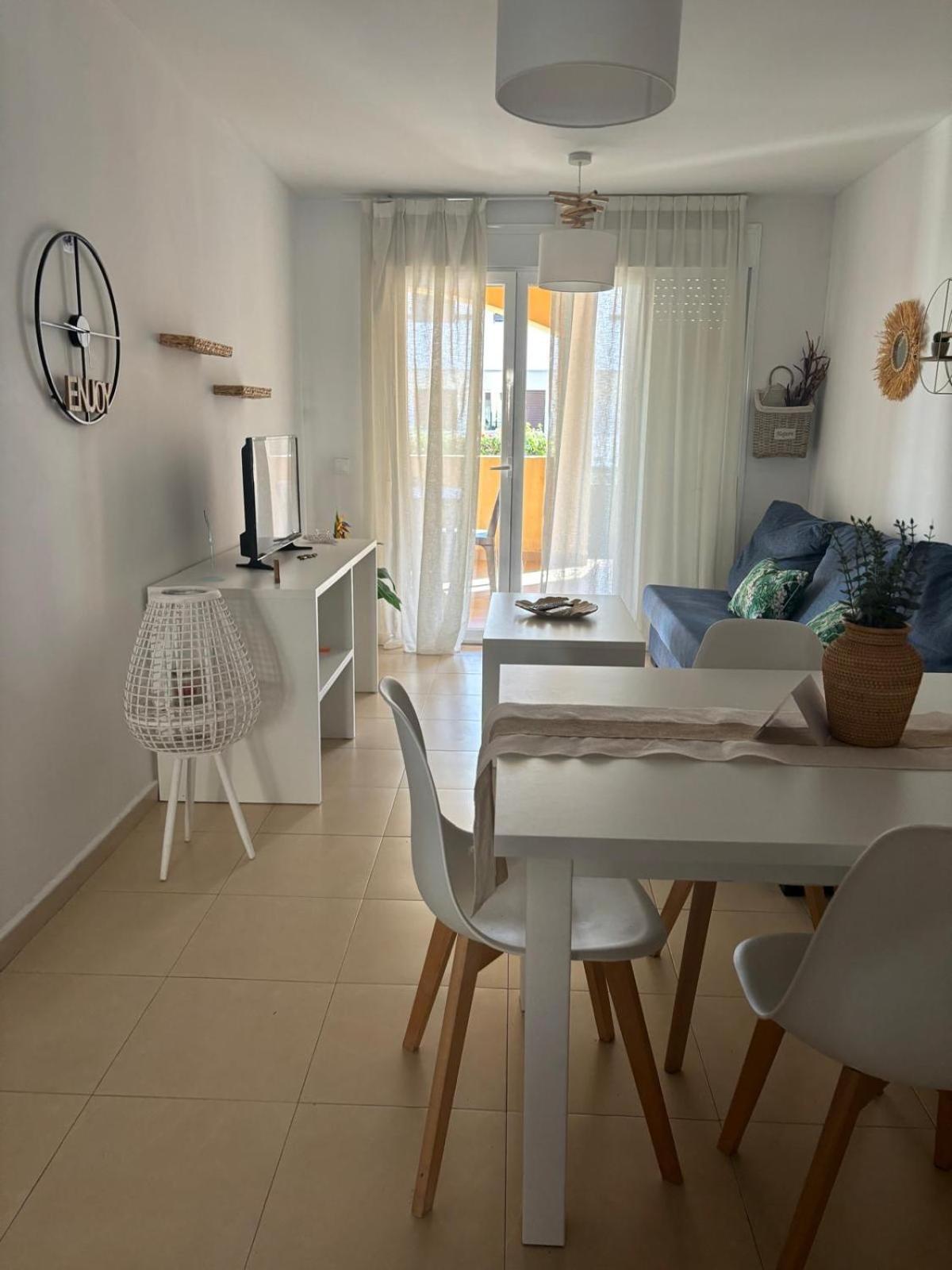 Apartamento Bajo Con Jardin A Pie De Playa Y Piscina Comunitaria Con Jacuzzi Playas de Vera Exterior foto