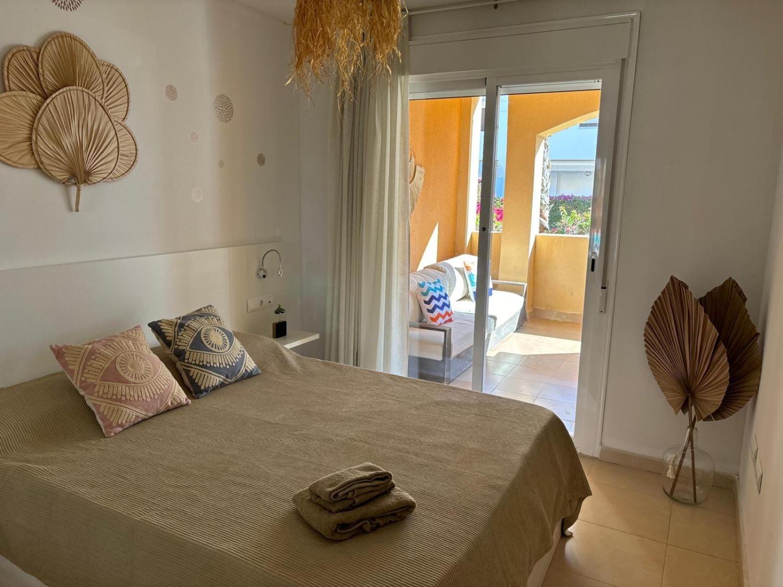 Apartamento Bajo Con Jardin A Pie De Playa Y Piscina Comunitaria Con Jacuzzi Playas de Vera Exterior foto